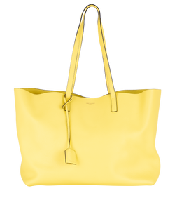 Shopping Tote, Leather, Yellow, 950915, E/P/CL, 3*